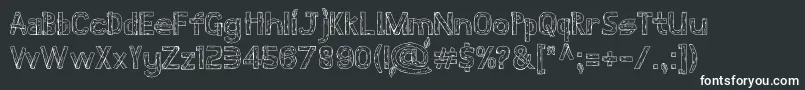 Stardew Valley Regular Font – White Fonts on Black Background