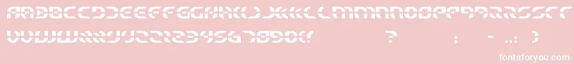 starfighter Font – White Fonts on Pink Background