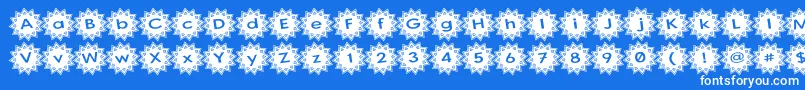 Stargit Ver2 Font – White Fonts on Blue Background