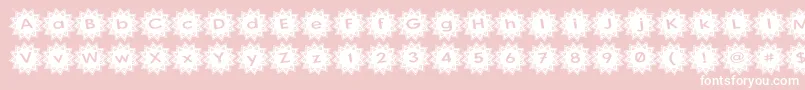 Stargit Ver2 Font – White Fonts on Pink Background