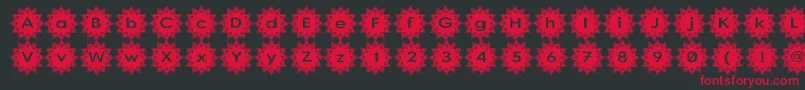 Stargit Font – Red Fonts on Black Background