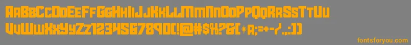 starguard Font – Orange Fonts on Gray Background