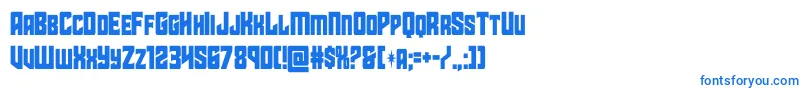 starguardcond Font – Blue Fonts on White Background