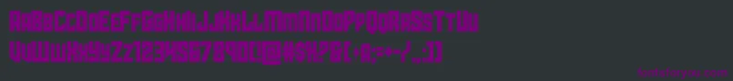Шрифт starguardcond – фиолетовые шрифты на чёрном фоне
