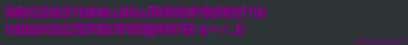 Шрифт starguardcond – фиолетовые шрифты на чёрном фоне