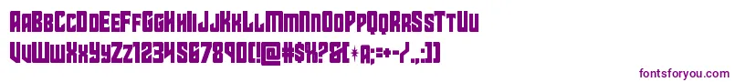 starguardcond Font – Purple Fonts on White Background