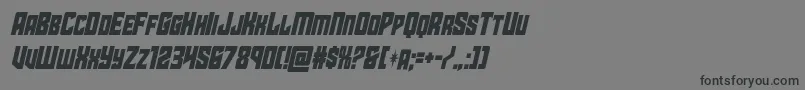 starguardcondital Font – Black Fonts on Gray Background