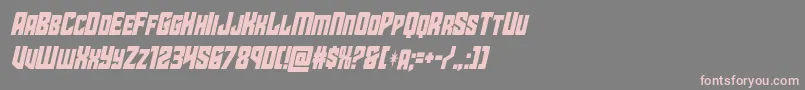 starguardcondital Font – Pink Fonts on Gray Background