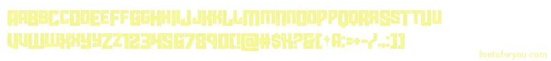 starguarddropcase Font – Yellow Fonts on White Background