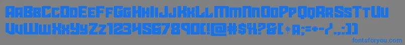 starguardexpand Font – Blue Fonts on Gray Background