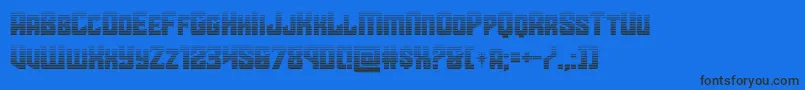 starguardgrad Font – Black Fonts on Blue Background