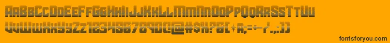 starguardgrad Font – Black Fonts on Orange Background