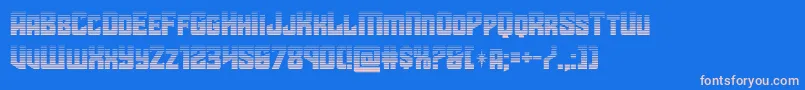 starguardgrad Font – Pink Fonts on Blue Background