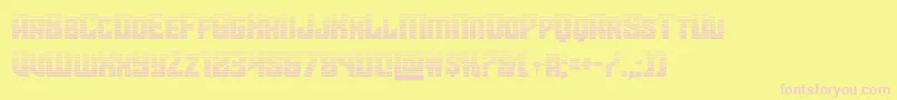 starguardgrad Font – Pink Fonts on Yellow Background