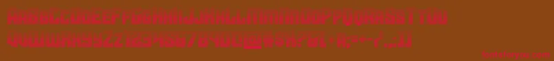 starguardgrad Font – Red Fonts on Brown Background