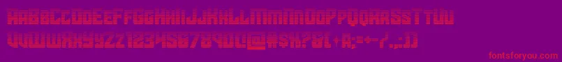 starguardgrad Font – Red Fonts on Purple Background