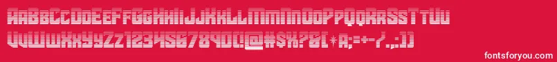 starguardgrad Font – White Fonts on Red Background