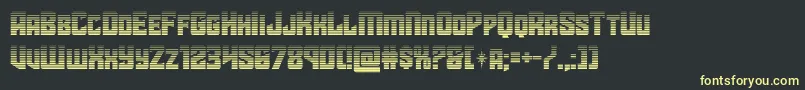 starguardgrad Font – Yellow Fonts on Black Background