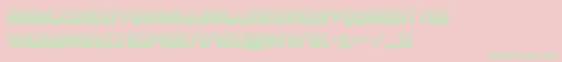 starguardgrad Font – Green Fonts on Pink Background
