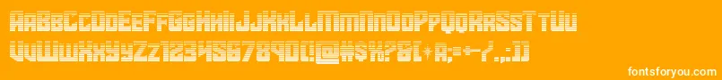 starguardgrad Font – White Fonts on Orange Background