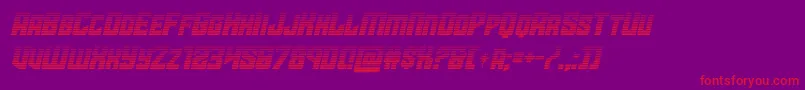 starguardgradital Font – Red Fonts on Purple Background