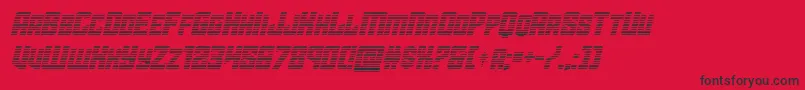 starguardgradital Font – Black Fonts on Red Background