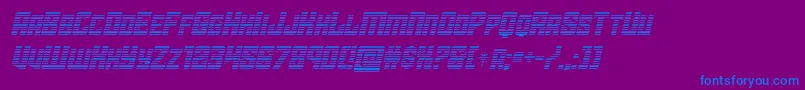 Шрифт starguardgradital – синие шрифты на фиолетовом фоне