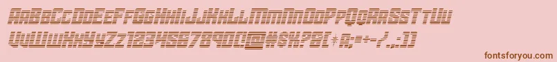 starguardgradital Font – Brown Fonts on Pink Background