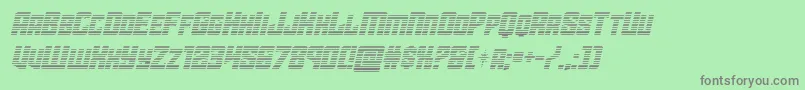 starguardgradital Font – Gray Fonts on Green Background