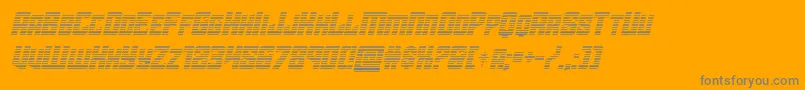 starguardgradital Font – Gray Fonts on Orange Background
