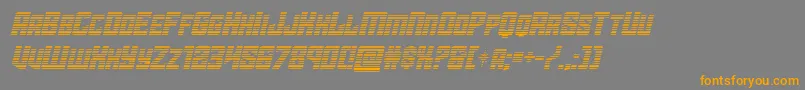 starguardgradital Font – Orange Fonts on Gray Background