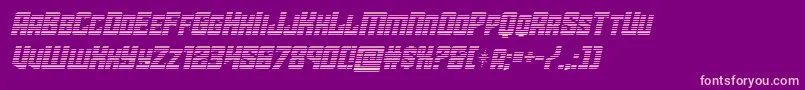 starguardgradital Font – Pink Fonts on Purple Background
