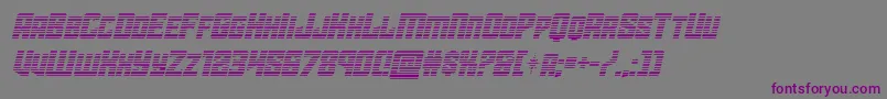 starguardgradital Font – Purple Fonts on Gray Background