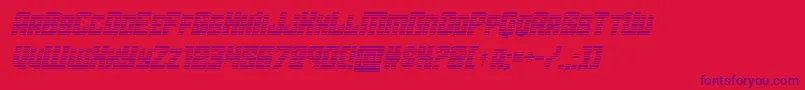 starguardgradital Font – Purple Fonts on Red Background