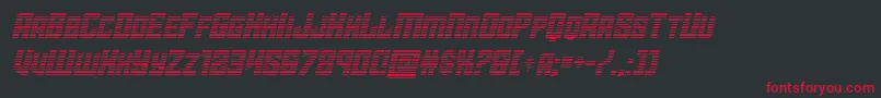 starguardgradital Font – Red Fonts on Black Background