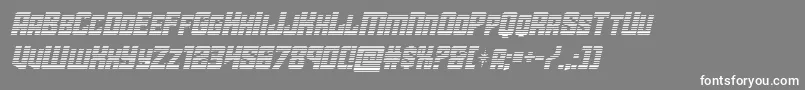 starguardgradital Font – White Fonts on Gray Background