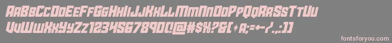 starguardital Font – Pink Fonts on Gray Background