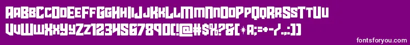 starguardmidcase Font – White Fonts on Purple Background