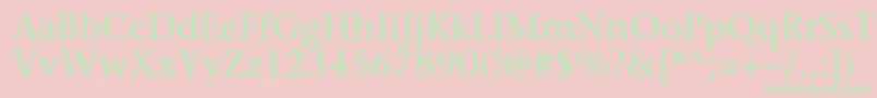 Más sobre la fuente Sonetserifc fuente Sonetserifc – Fuentes Verdes Sobre Fondo Rosa