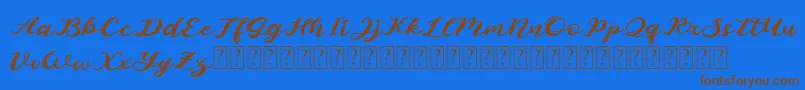 More about Starlight Demo Font Starlight Demo Font – Brown Fonts on Blue Background