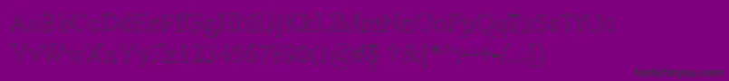 Sketchytimes-Schriftart – Schwarze Schriften auf violettem Hintergrund