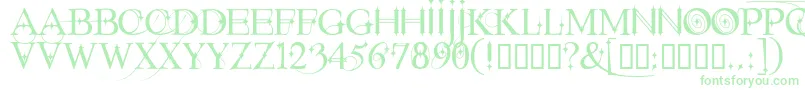 Starstruck Font – Green Fonts on White Background