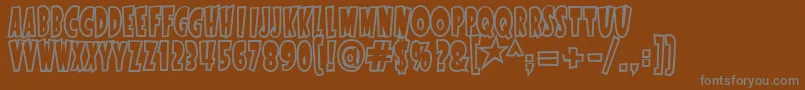 Más sobre la fuente StartlingFontOpen fuente StartlingFontOpen – Fuentes Grises Sobre Fondo Marrón