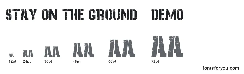 Stay On The Ground   DEMO Font Sizes