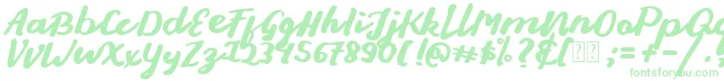 フォントStay Young Font – 緑のフォント