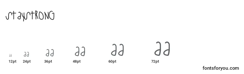 StayStrong (141925) Font Sizes