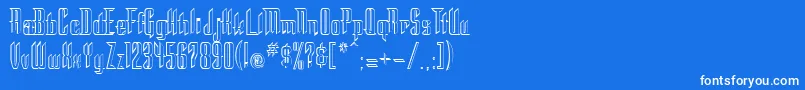 フォントSTC      – 青い背景に白い文字