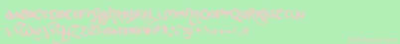 Подробнее о шрифте Stcho Шрифт Stcho – розовые шрифты на зелёном фоне