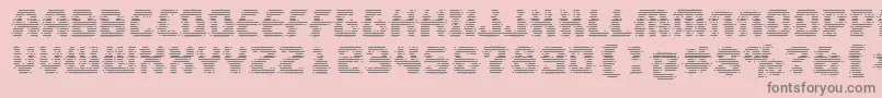 MultivacGhost Font – Gray Fonts on Pink Background