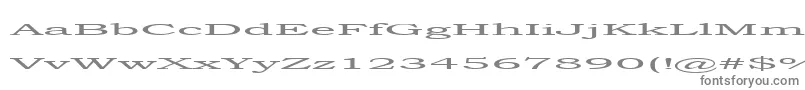 フォントsteamroller – 白い背景に灰色の文字